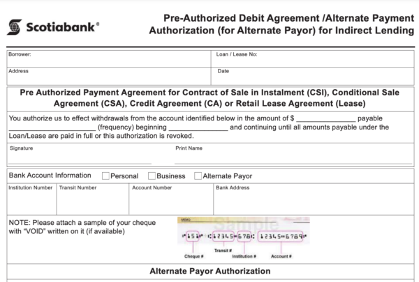 Void Checks or PAD Forms - Mortgages Lab